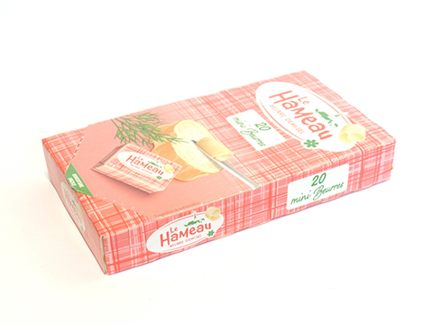 BEURRE PORTIONS INDIVIDUELLES 10G / SINGLE BUTTER PACKETS