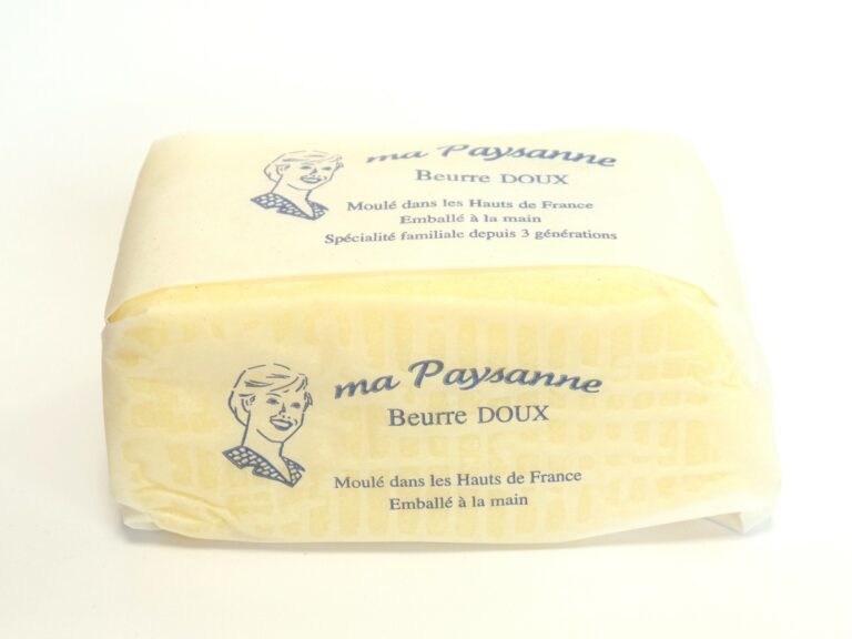 PLAQUETTE DE BEURRE MOULE MA PAYSANNE / MOLDED BUTTER PACK FRENCH