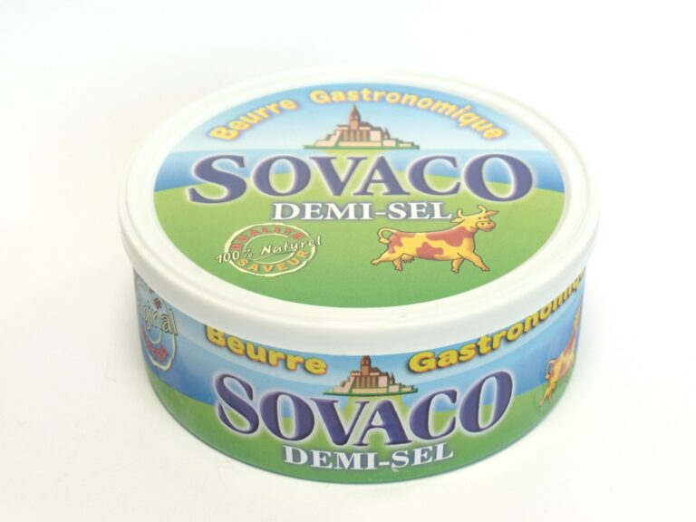 BEURRE BOITE SOVACO FRANCE / CANNED BUTTER