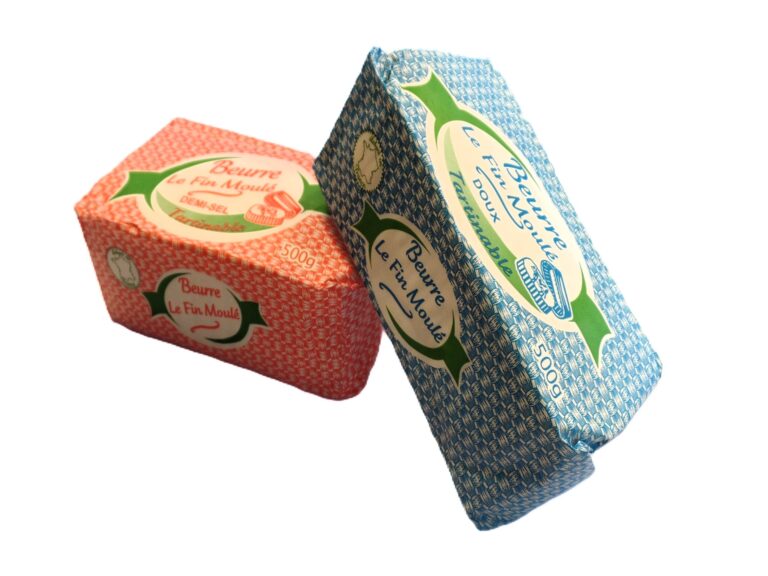 BEURRE EN PLAQUETTE / 250g PACKS OF BUTTERS fin moulé