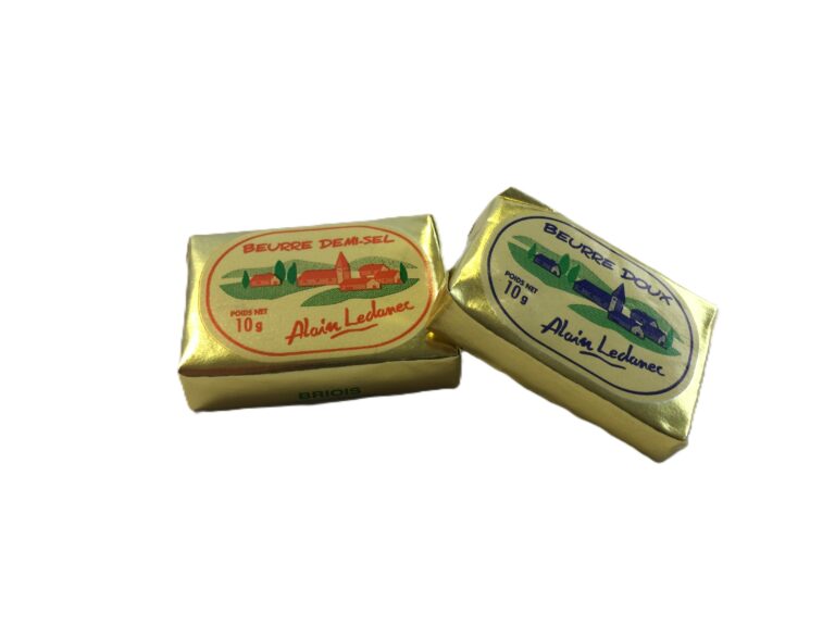 PLAQUETTES BEURRE 10G / MINI BUTTER PACKETS